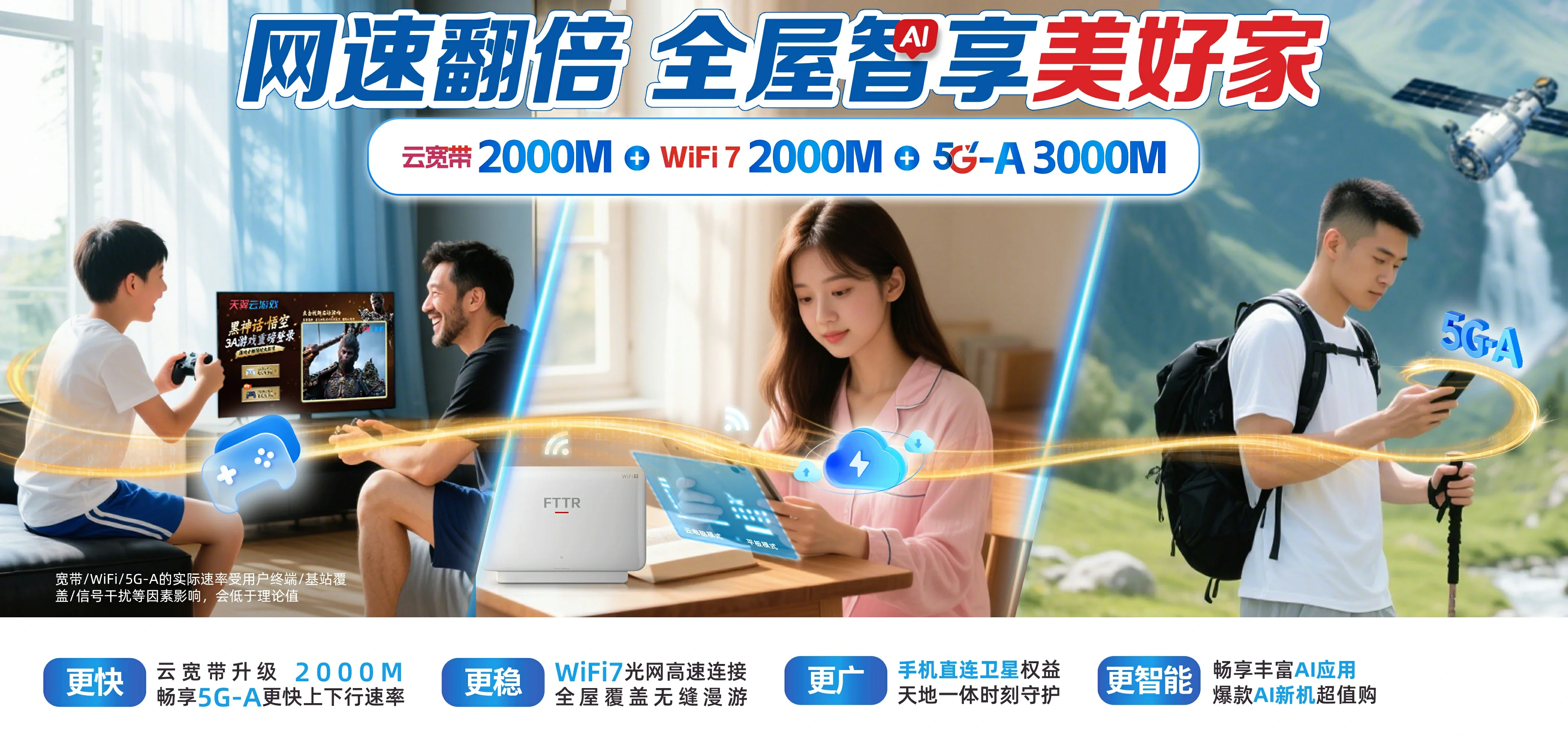 中国电信 惠农区电信宽带 宽带套餐